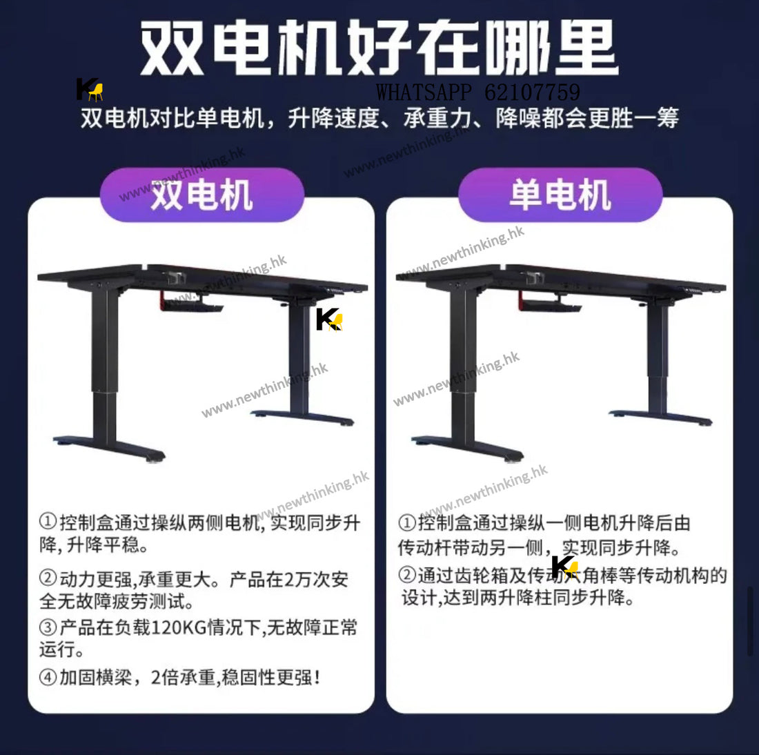 A&1564流光燈電競枱 電動升降枱遇阻反彈 工作枱 電腦桌 電腦枱 辦公桌 學習桌 寫字台 辦公枱 桌子電競桌 可調製高低 遊戲桌 工作檯 書桌