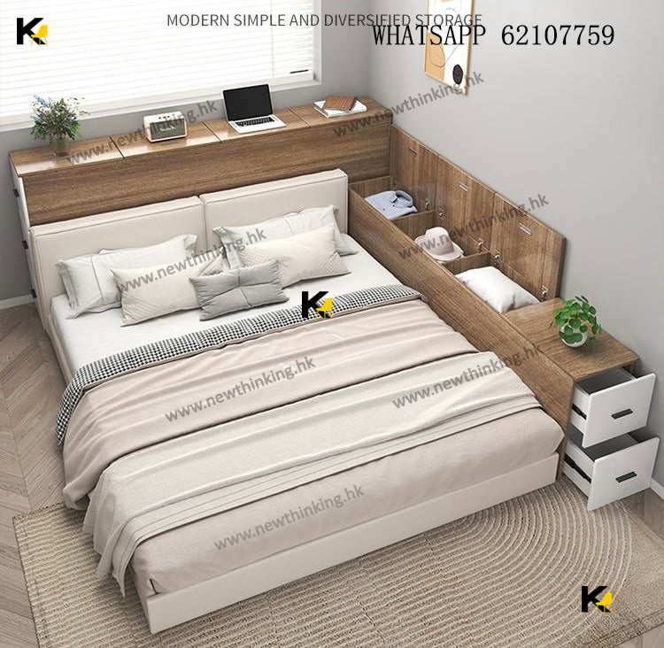 A&1546可訂造尺寸實木夾縫櫃 床頭櫃 縫隙櫃子 窄櫃 床邊櫃 長條櫃 榻榻米儲物櫃 收納櫃 置物櫃 靠墻櫃 床尾櫃