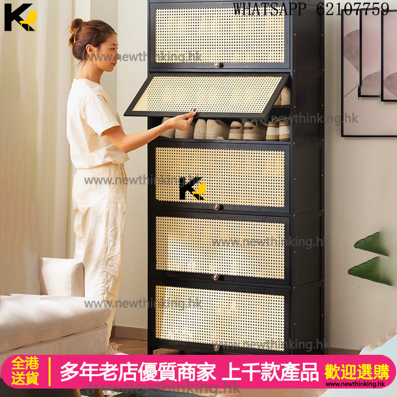 A&1593大容量上翻門鞋櫃 鞋架 入門櫃 多層收納架