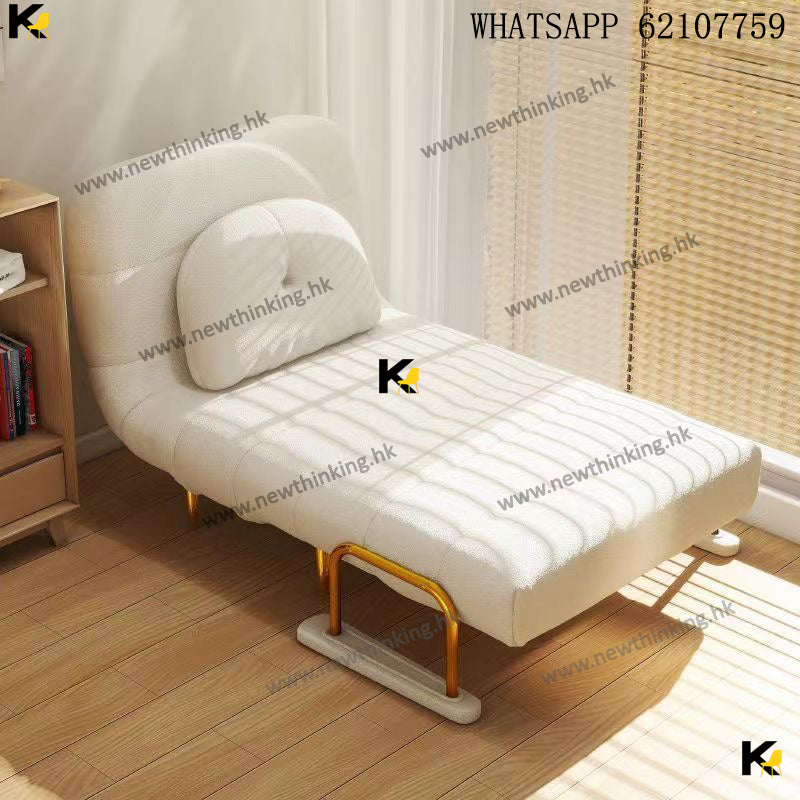 A&1598貓抓佈沙發床 單人位雙人位折疊沙發梳化床佈藝梳化床小戶型沙發伸縮床