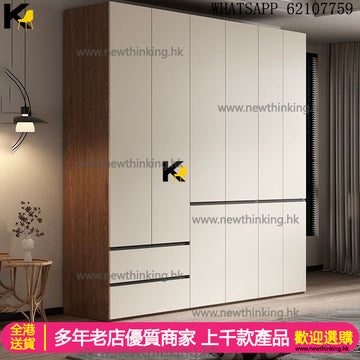 A&1630實木衣櫃加大加寬 大容量衣櫃 衣櫥 對開門櫃子 臥室置物櫃 衣物收納櫃 組合櫃 衣架 衣帽櫃 頂天立地櫃子 高身櫃子