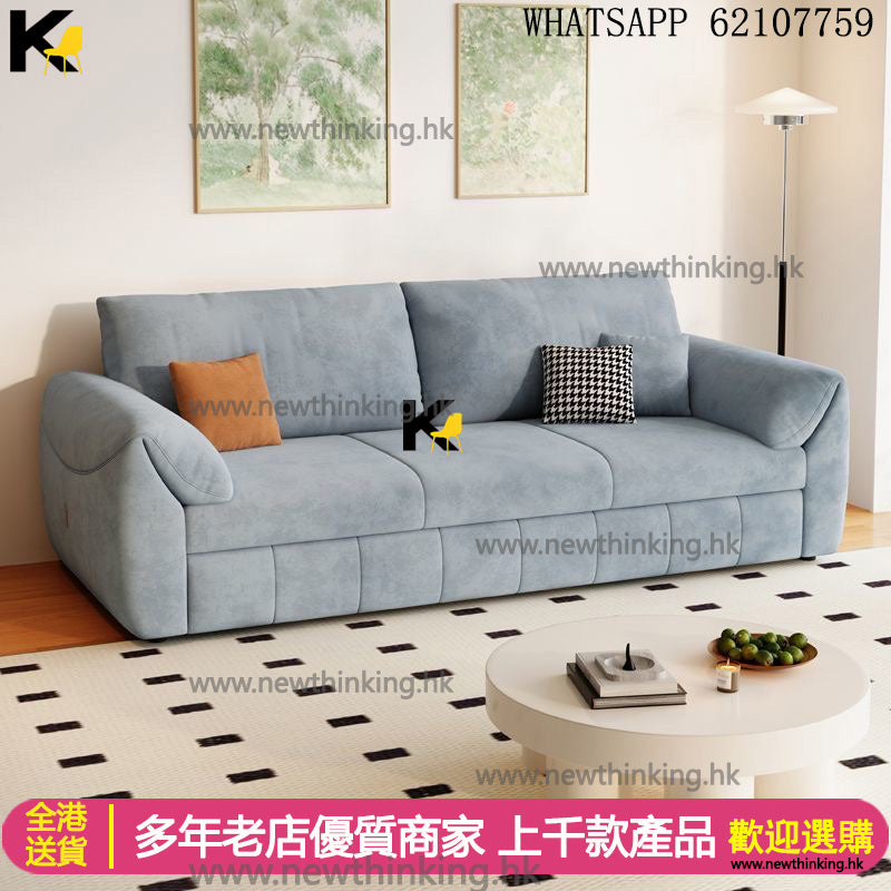 A&1639折疊沙發床 科技絨布梳化床 儲物沙發 多功能梳化床