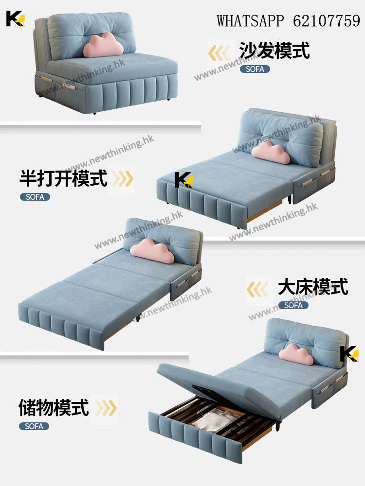 A&1649新型防水納米科技絨沙發床 單人位 雙人位 三人位 多尺寸選擇