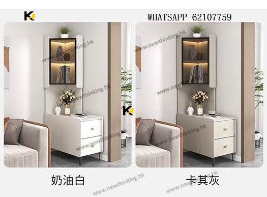 A&1665邊櫃 角櫃 側櫃 墻角櫃子收納櫃 展示櫃 拐角櫃 轉角櫃 沙發邊桌 茶几 邊幾 角落儲物櫃 雜物櫃 落地置物櫃 抽屜櫃 櫃桶櫃