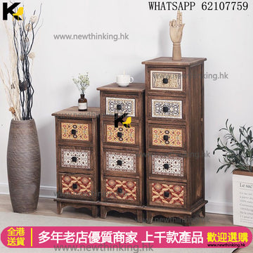 A&1709整裝發貨免安裝實木中式美式復古櫃桶櫃