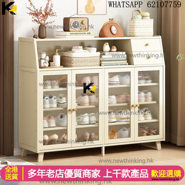 A&1717實木鞋櫃多尺寸選擇 全新鞋架 入門置物架 多層收納櫃 儲物櫃楠竹材質櫃子 置物櫃