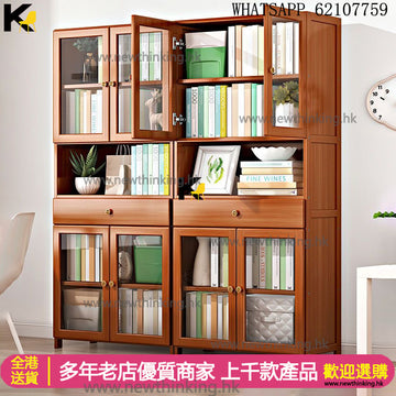 A&1748實木書櫃 書架 置物架 書籍收納架 多種規格可選