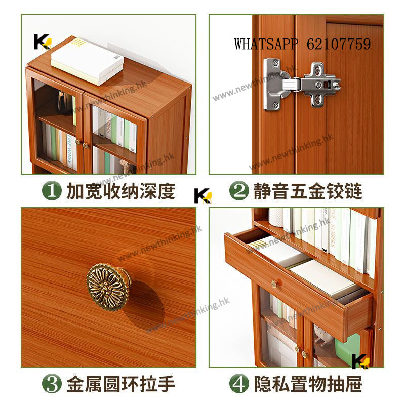 A&1748實木書櫃 書架 置物架 書籍收納架 多種規格可選