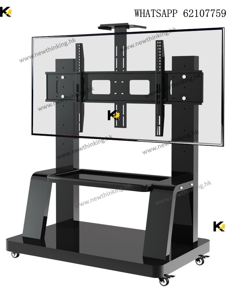 A&1804加厚可移動電視櫃 電視支架 電視機置物架 超強承重 TV櫃 推車置物架 電視機落地置物架 收納架