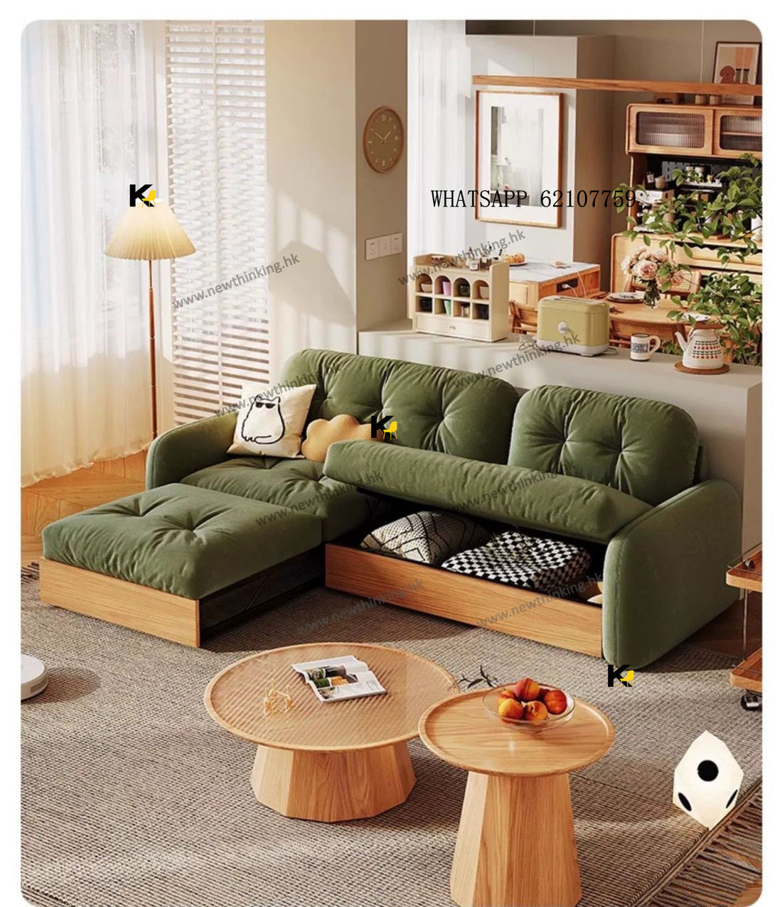 A&1812多功能儲物梳化床 貴妃椅梳化椅 雪尼爾面料舒適耐用 多款式造型選擇 實木沙發床 L型沙發 折疊沙發床 轉角沙發功能梳化 儲物梳化床