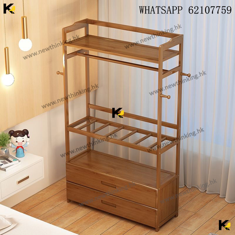 A&1842簡易衣帽櫃 衣架 置物架 掛衣架 褲架 衣物收納架 螺絲置物架 收納櫃 櫃桶儲物櫃 臥室雜物櫃