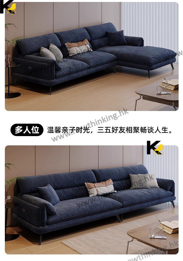 A&amp;1843 Italian minimalist high-end sofa, L-shaped corner sofa, chaise lounge, single seat, double seat, triple seat.