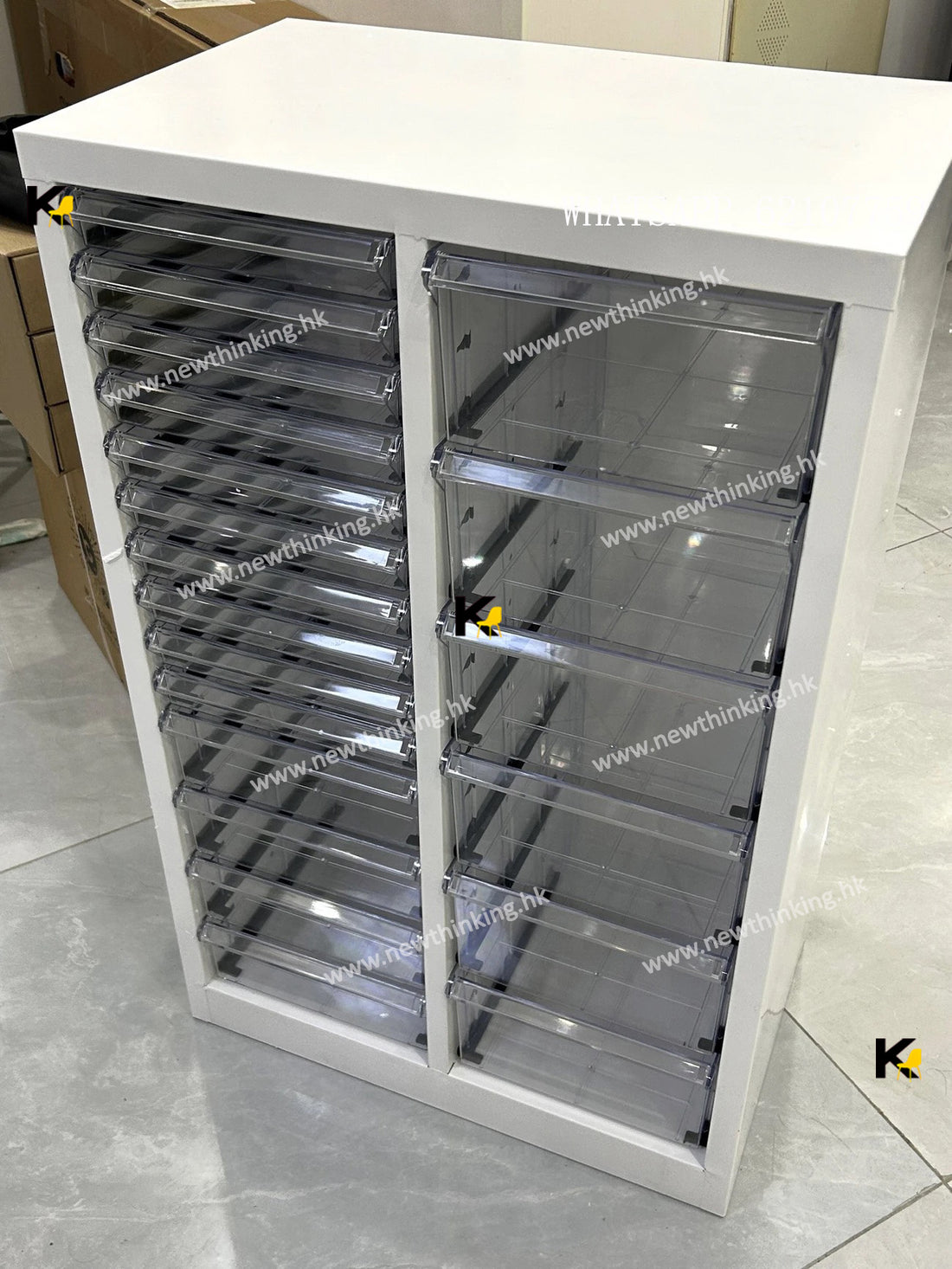 A&1855免安裝大容量化妝品收納櫃 美甲收納櫃 可DIY調整抽屜櫃 美妝櫃 多層抽屜收納儲物櫃 平底樣品櫃 多層分區合理收納整潔 美甲店櫃子 文件櫃 櫃桶櫃 梳妝櫃 梳妝枱 化妝枱 化妝櫃 床頭櫃全新包送貨