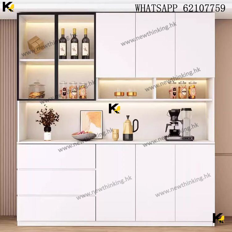 A&1881可訂造尺寸款式實木生態板餐邊櫃 鞋櫃 隔斷櫃 玄關櫃 酒櫃 儲物櫃 茶水櫃 入門櫃 頂天立地收納櫃 高身櫃newthinking