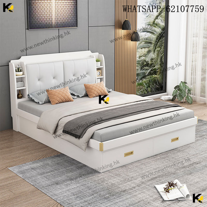 A&1880油壓床 儲物床 櫃桶床 抽屜床 床頭床 氣壓床 收納床 雙人床 四呎床 五呎床 六呎床 queen size bed#king size bed#newthinking