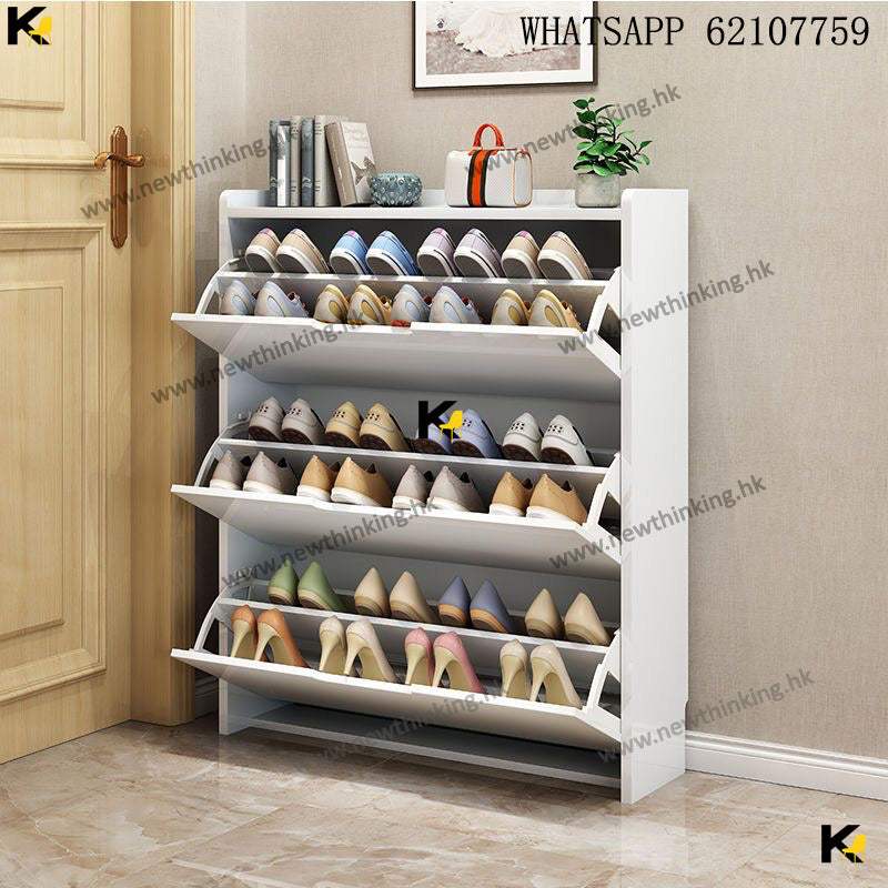 A&1905超薄鞋櫃 翻斗鞋櫃換鞋凳組合櫃 鞋架 入門收納櫃 玄關櫃 單層雙層斗櫃 三斗櫃 鞋子收納櫃 儲物櫃newthinking