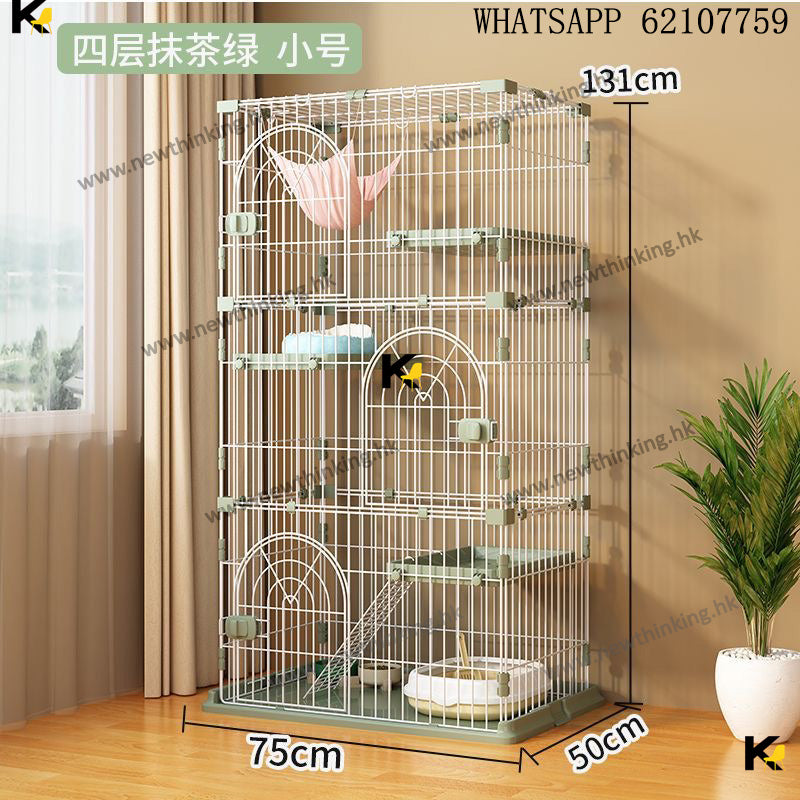 A&1942貓咪別墅 多層貓屋 貓籠 貓窩 貓舍 貓咪用品 大空間雙層三層四層寵物用品newthinking