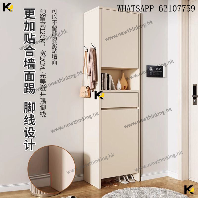 A&1932窄身鞋櫃 玄關櫃 小型收納櫃 儲物櫃 書櫃 雜物櫃 多層收納櫃 鞋架 入門收納櫃 隔斷櫃 極窄鞋newthinking櫃 高身鞋櫃 壁櫃 門廳櫃