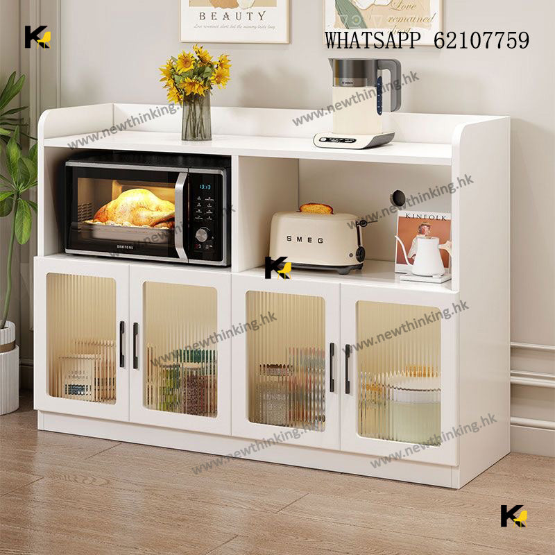 A&1967廚房儲物櫃 餐邊櫃 碗櫃 微波爐置物櫃 烤箱櫃 雜物櫃 廚櫃 收納櫃newthinking