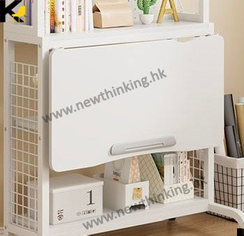 A&1962折疊書桌書架一體洞洞板DIY可懸掛雜物三色護眼燈 摺枱 書枱 寫字枱 學習枱 工作枱 梳妝枱 床邊枱 三種顏色 多功能書檯 電腦桌 電腦枱newthinking