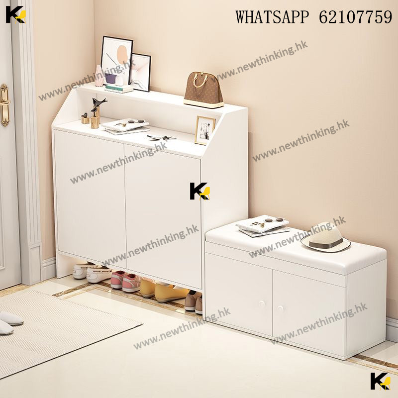 A&4004鞋櫃換鞋凳組合 鞋架 門口收納櫃 儲物櫃 玄關櫃 門廳櫃 層櫃 雜物櫃newthinking