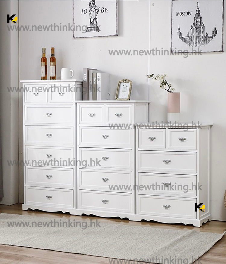 A&0210免安裝床頭櫃 實木抽屜櫃 櫃桶 五斗櫃 六斗櫃 七斗櫃 八斗櫃