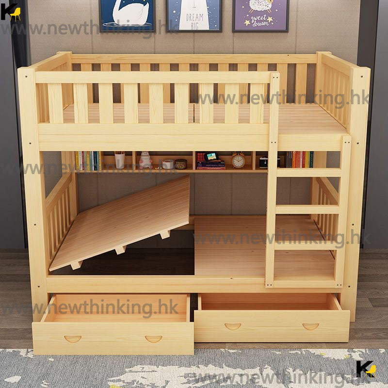 A&0266實木碌架床 上下床 雙層床 上下鋪 宿舍床 兒童床 成人床 單人床 雙人床 加固耐用超強承重 子母床 高低床