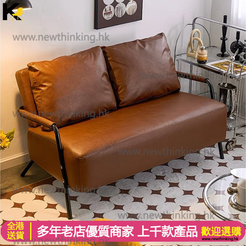 A&0410皮質沙發 簡約梳化 單人位 雙人位 三人位 工業風沙發