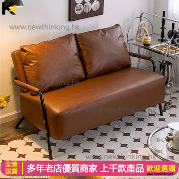 A&0410皮質沙發 簡約梳化 單人位 雙人位 三人位 工業風沙發