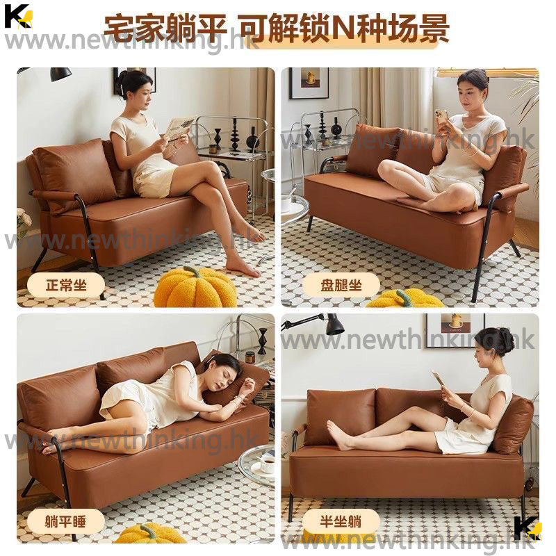 A&0410皮質沙發 簡約梳化 單人位 雙人位 三人位 工業風沙發