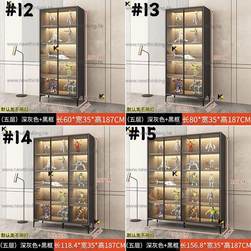 A&0589玻璃櫃 手辦櫃 展示櫃 儲物櫃 收納櫃 置物櫃 樂高櫃 模型櫃 陳列櫃