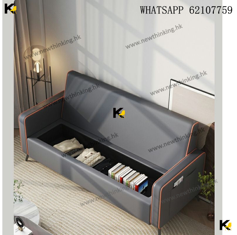 A&1523儲物沙發 科技佈梳化 單人位梳化 多顏色選擇 兩人位梳化 三人位梳化 收納沙發雙人位