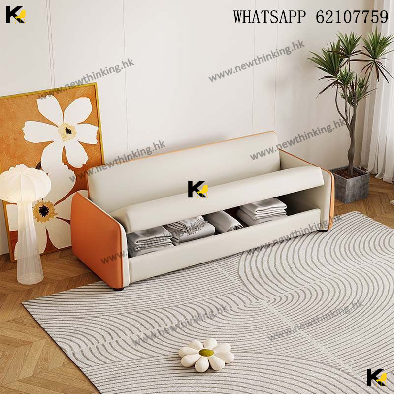 A&1524貓抓皮儲物沙發 科技佈梳化 單人位梳化 多顏色選擇 兩人位梳化 三人位梳化 收納沙發雙人位