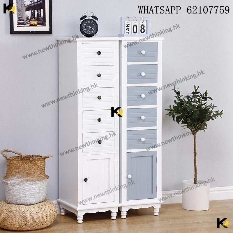 A&0438免安裝實木斗櫃 抽屜櫃 櫃桶 收納櫃 雜物櫃 儲物櫃 置物櫃 夾縫帶門邊櫃 超窄儲物櫃 床頭櫃