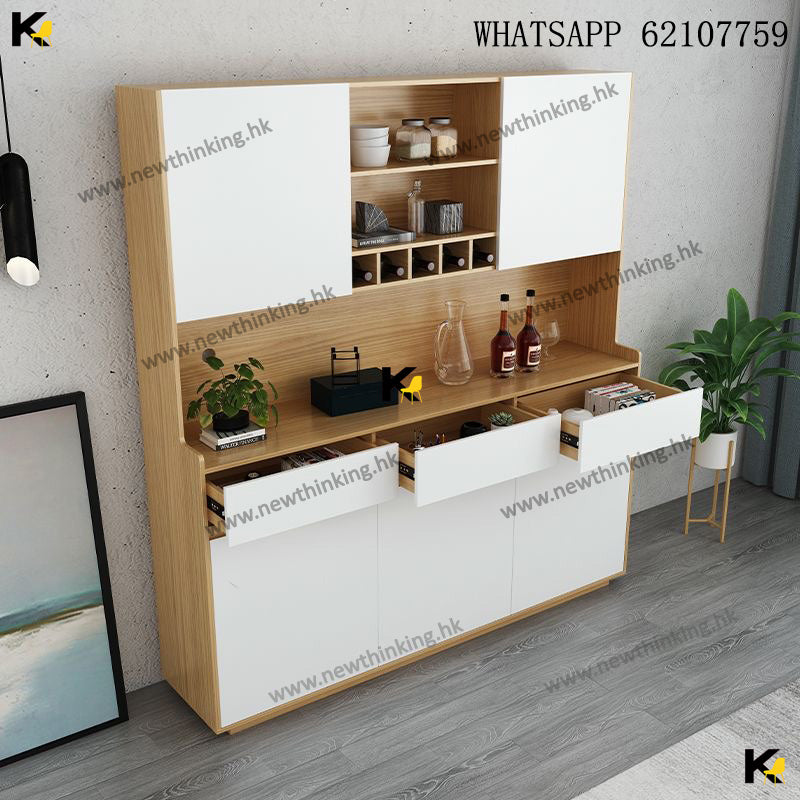 A&0444餐邊櫃 櫥櫃 碗櫃 酒櫃 儲物櫃 高櫃 廚房收納櫃 置物櫃 茶水櫃