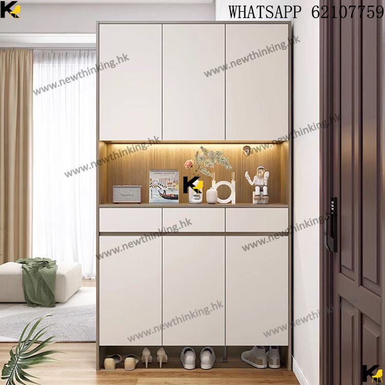 A&0726鞋櫃 玄關櫃 衣帽櫃 入門櫃 門廳櫃 隔斷櫃 屏風櫃 換鞋凳一體鞋櫃 入戶多層收納櫃 儲物櫃