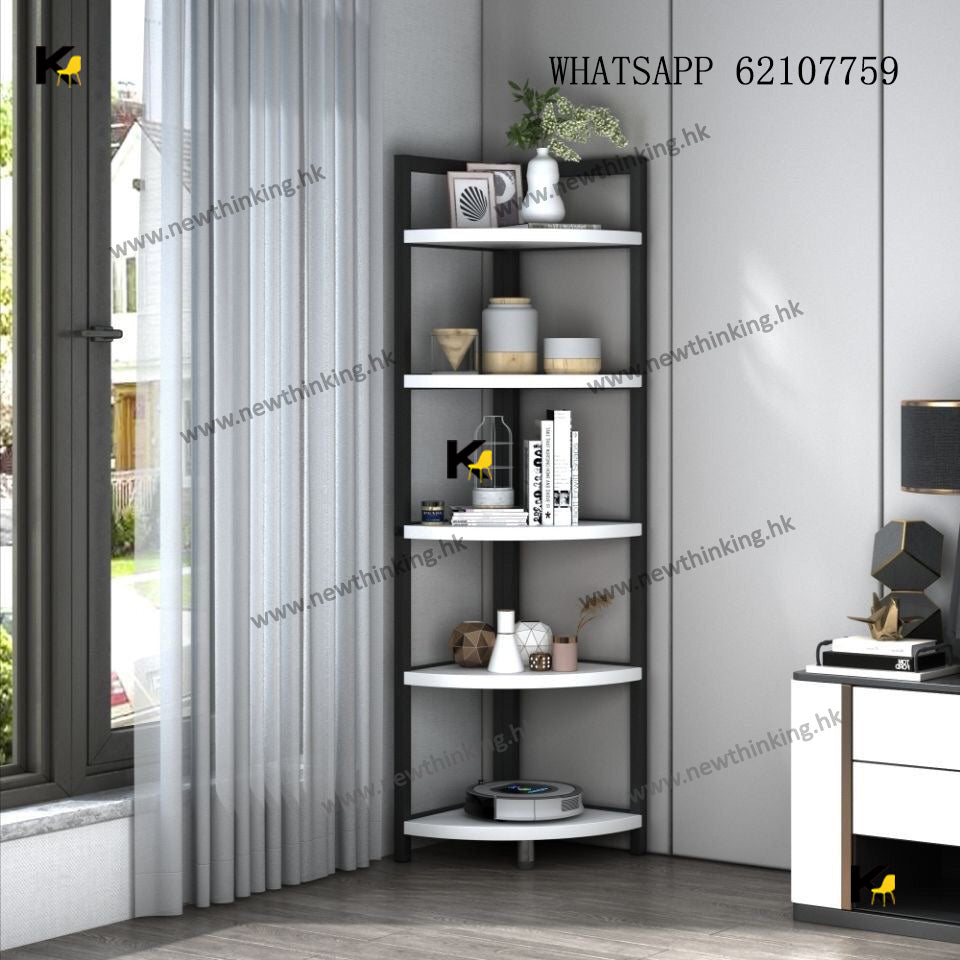 A&1021廚房置物架 廚房收納架 轉角收納架 三角架 鍋架 拐角儲物架