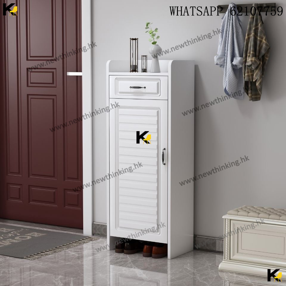 A&1543小戶型鞋櫃 窄櫃 入門收納櫃 門廳櫃 儲物櫃 置物櫃 玄關櫃 門口鞋架 單門窄鞋櫃