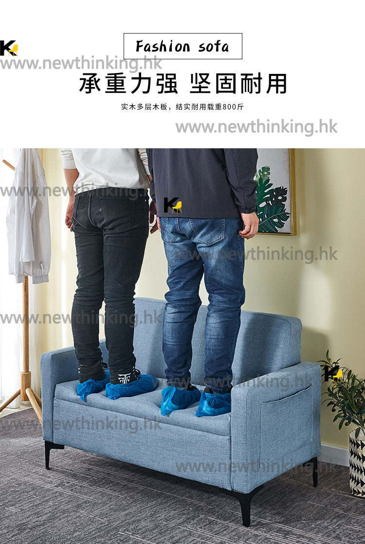 A&0925儲物沙發 雙人梳化 單人梳化sofa 布藝梳化全新包送貨 可收納沙發 雙人位 單人位