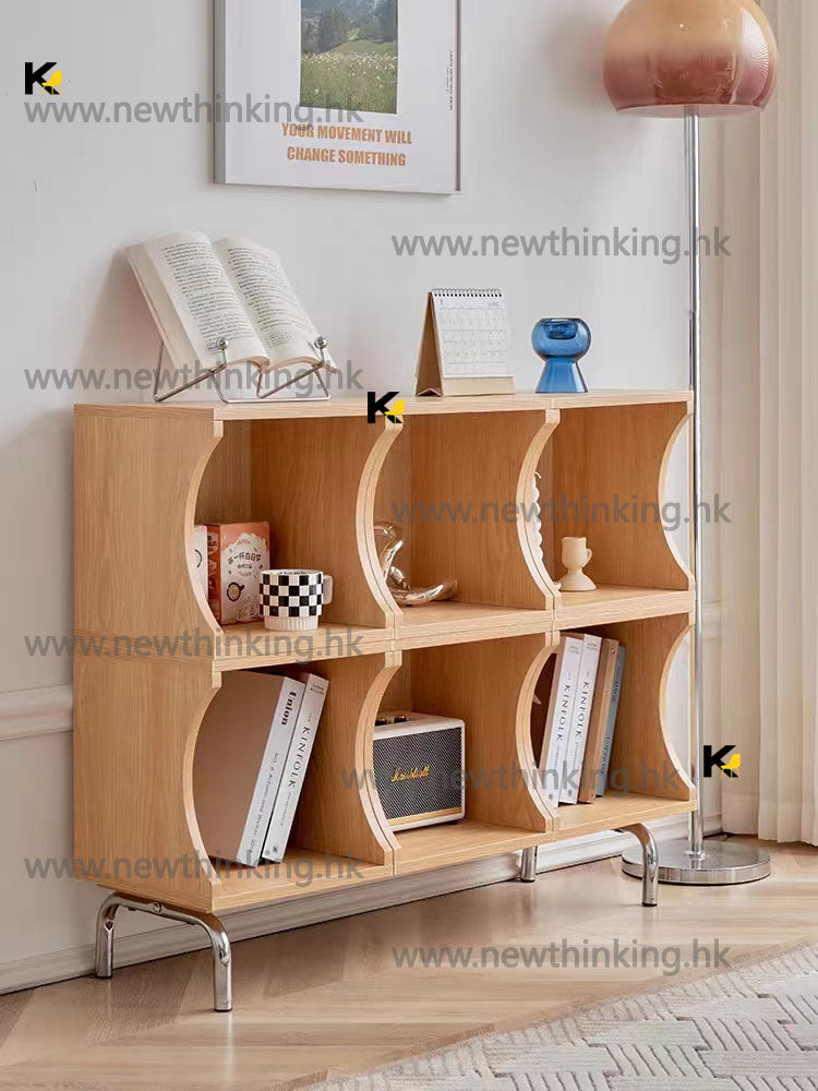 A&0780創意書櫃 書架 時尚置物架 收納架 收納櫃 儲物櫃 玩具收納櫃