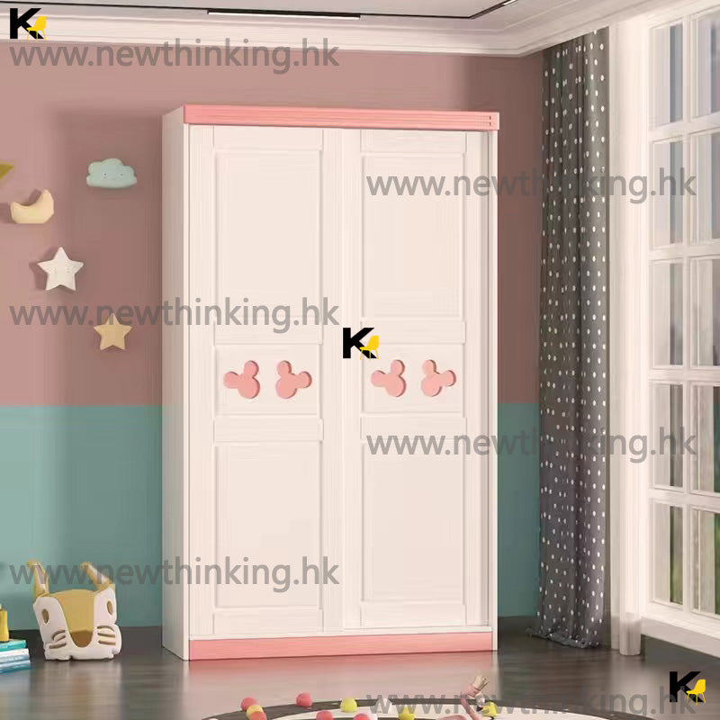 A&0620大容量衣櫃 儲物櫃 臥室收納櫃 兒童衣櫃 可愛衣櫃 趟門衣櫃