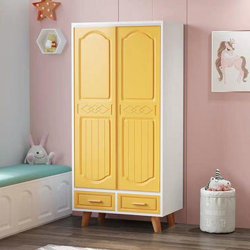 A&0019小型衣櫃 兒童衣櫃 趟門衣櫃 木質衣櫃 推拉門衣櫃