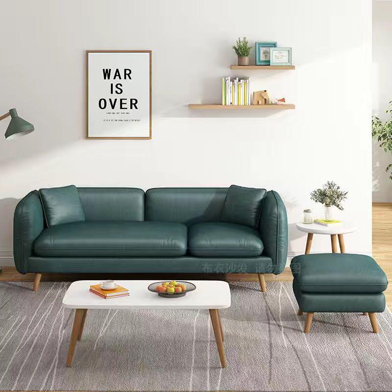 A&0104免洗科技佈沙發 梳化 辦公室梳化 家用沙發 雙人 三人直排全新輕奢家具