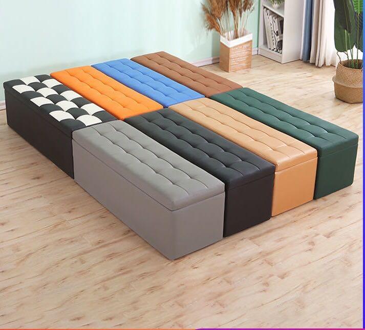 A&0297儲物凳 儲物椅 長條椅 商店 門店顧客休息沙發椅 多用途收納凳