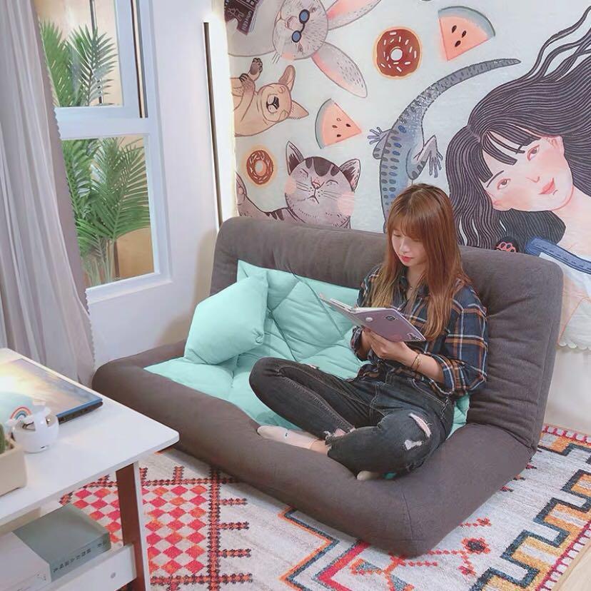 A&0305懶人梳化床 榻榻米日式沙發床 折疊沙發床