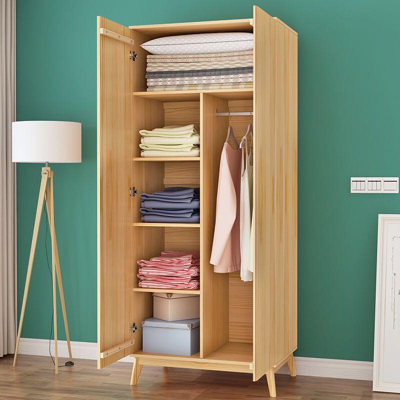 A&0359實木衣櫃 臥室收納櫃 儲物櫃防潮 櫃桶設計