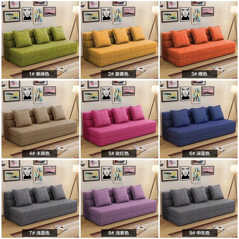 A&0373懶人梳化床 沙發床 日式榻榻米多顏色選擇