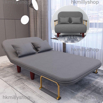 A&0518布藝梳化床 sofa bed 沙發床 折疊床 摺床 雙人沙發床 單人沙發床 單座位布藝梳化床
