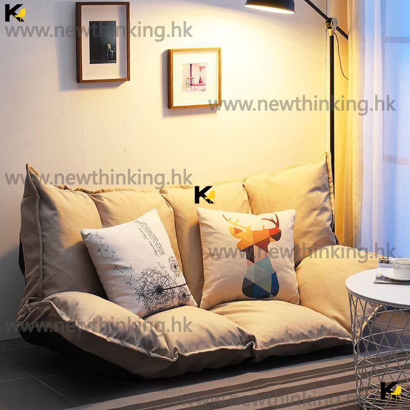 A&0802懶人沙發床榻榻米日式梳化床布藝梳化