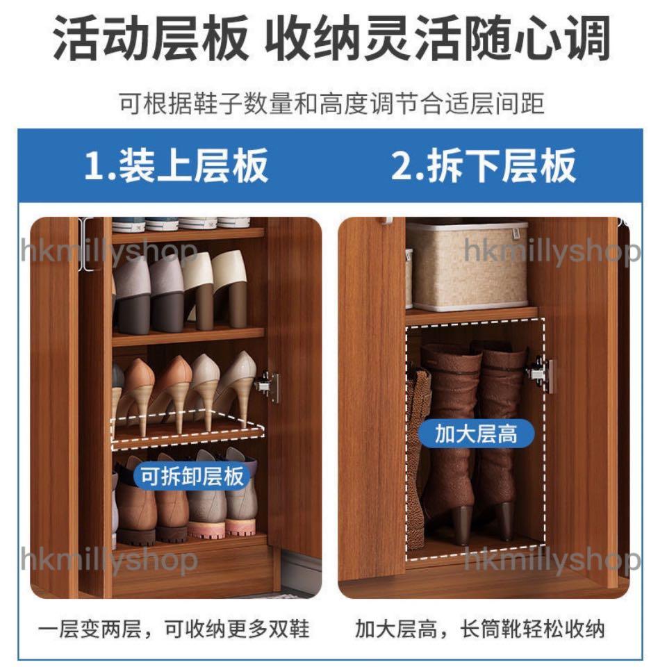 A&1042大容量鞋櫃入門櫃門廳櫃鞋架收納櫃玄關櫃儲物櫃置物櫃